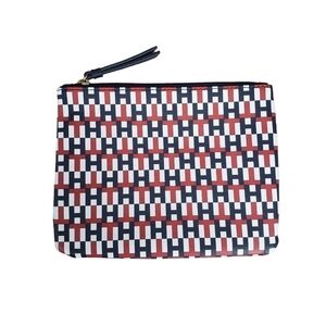 NEW Tommy Hilfiger Monogram Toiletry Cosmetic Make Up Travel Pouch Bag